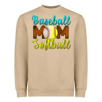 Mushroom baseball mom softball Heavyweight Sweatshirt - BundleAndBundleShop