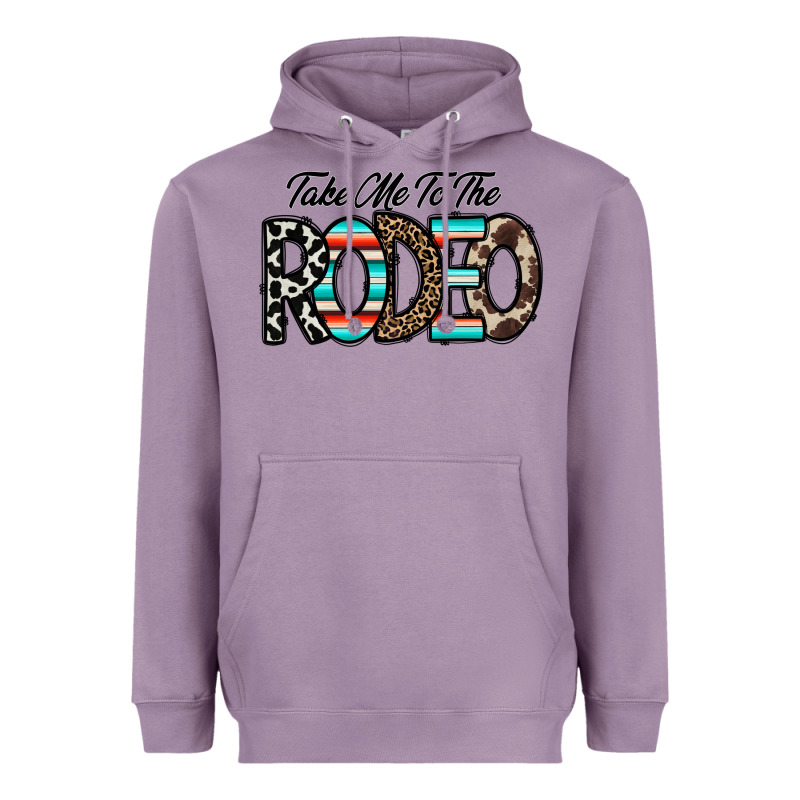 Take Me To The Rodeo Heavyweight Hoodie by CowhideDigitalArt | Teevron