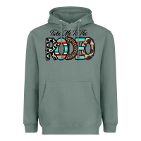 Sage take me to the rodeo Heavyweight Hoodie - CowhideDigitalArt