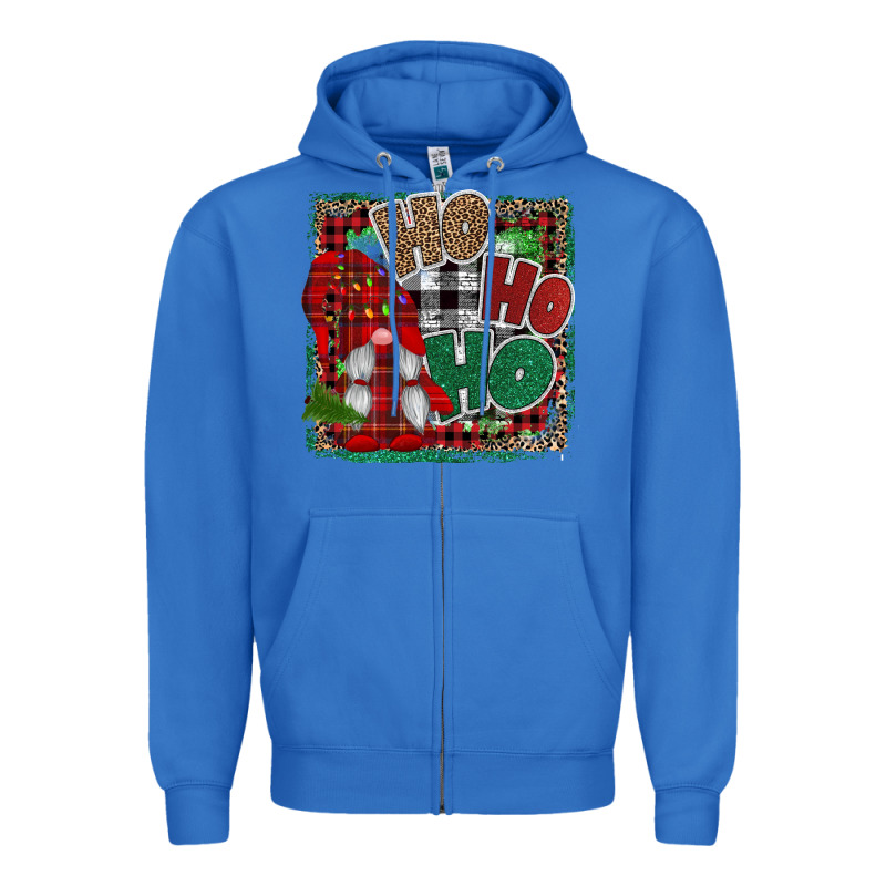 Ho Ho Ho Gnomes Zipper Hoodie by CowhideDigitalArt | Teevron