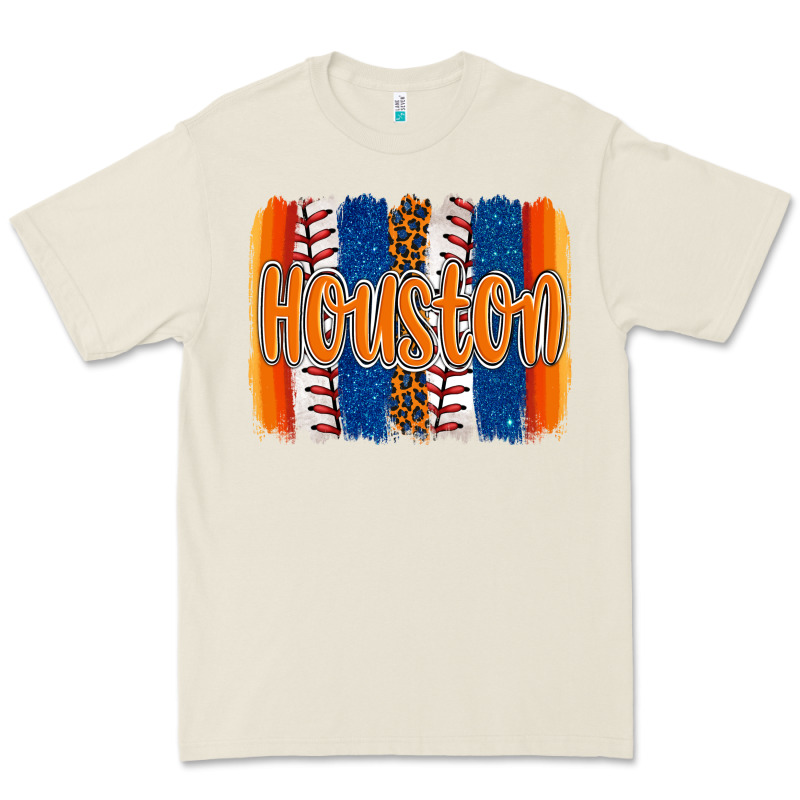 Houston Baseball Team Spirit Brushstrokes Premium Tee by Artiststas | Teevron