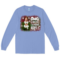 Colony Blue the elf omg santa Long Sleeve Tee - CowGirlArtShop