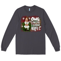 Smoke the elf omg santa Long Sleeve Tee - CowGirlArtShop