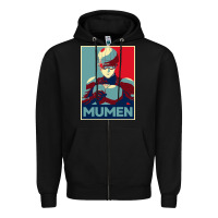 Black mumen rider 10 Zipper Hoodie - lanVoArt