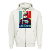 Oatmeal Heather mumen rider 10 Zipper Hoodie - lanVoArt