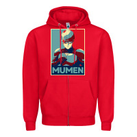 Red mumen rider 10 Zipper Hoodie - lanVoArt