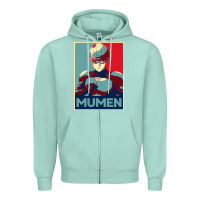 Seafoam mumen rider 10 Zipper Hoodie - lanVoArt