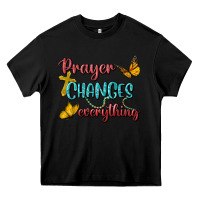 Black Prayer Changes Everything Heavy Core Tee - BundleAndBundleShop