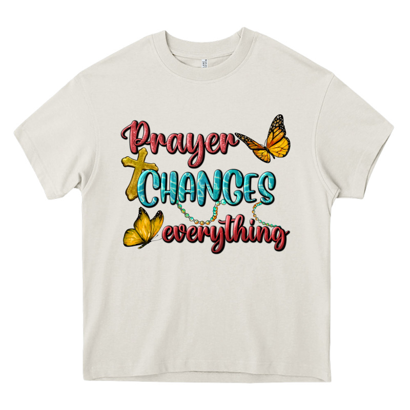 Prayer Changes Everything Heavy Core Tee by BundleAndBundleShop | Teevron