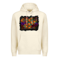 Sandshell halloween pumpkin background Premium Hoodie - BundleAndBundleShop