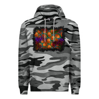 Slate Camo halloween pumpkin background Premium Hoodie - BundleAndBundleShop