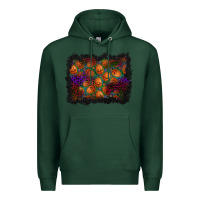 Sports Green halloween pumpkin background Premium Hoodie - BundleAndBundleShop