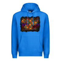 True Royal halloween pumpkin background Premium Hoodie - BundleAndBundleShop