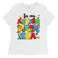 White in my autism mom era Ladies Tee - Artiststas