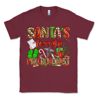 Burgundy Santa's Favorite Phlebotomist Classic Tee - texasbilliewilder