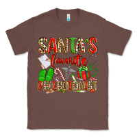 Chestnut Santa's Favorite Phlebotomist Classic Tee - texasbilliewilder