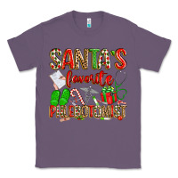 Lavender Santa's Favorite Phlebotomist Classic Tee - texasbilliewilder