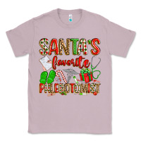 Lilac Santa's Favorite Phlebotomist Classic Tee - texasbilliewilder