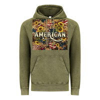 Vintage Olive American tumbler 4th of july Vintage Hoodie - HowdyJamesFarm