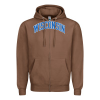 Chestnut wisconsin blue Zipper Hoodie - lanVoArt