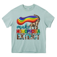 Lgbtq Make Homophobia Extinct Heavy Core Tee | Teevron