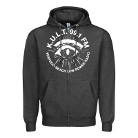 Charcoal Heather kult radio fm gta Zipper Hoodie - lanVoArt