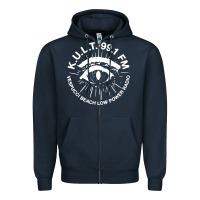 Navy kult radio fm gta Zipper Hoodie - lanVoArt