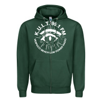 Sports Green kult radio fm gta Zipper Hoodie - lanVoArt