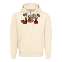 Sandshell Joy Longhorn Zipper Hoodie - CowhideDigitalArt