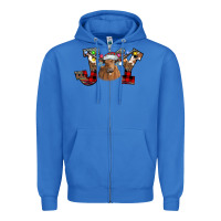 True Royal Joy Longhorn Zipper Hoodie - CowhideDigitalArt