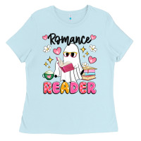 Baby Blue romance reader Ladies Tee - Artiststas