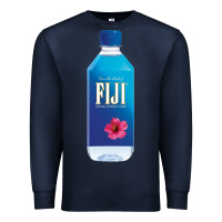Navy aesthetic fiji water Premium Sweatshirt - lanVoArt