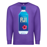 Purple aesthetic fiji water Premium Sweatshirt - lanVoArt