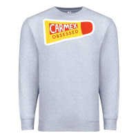 Heather Grey carmex obsessed sticker Premium Sweatshirt - lanVoArt