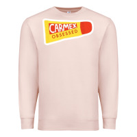 Pale Pink carmex obsessed sticker Premium Sweatshirt - lanVoArt