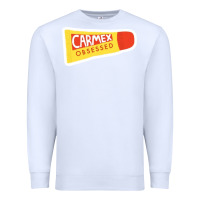 White carmex obsessed sticker Premium Sweatshirt - lanVoArt