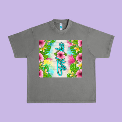 Aloha Summer Urban Heavy Tee Designed By Tumblerdesignbyshophia