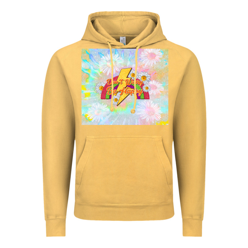 Don't Worry Be Happy Vintage Hoodie by TumblerDesignByShophia | Teevron
