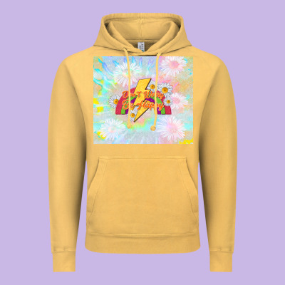 Don't Worry Be Happy Vintage Hoodie Designed By Tumblerdesignbyshophia