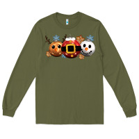 Army Green christmas Long Sleeve Tee - CowGirlArtShop