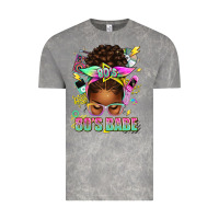 Cloud Rock 80's babe afro messy bun Vintage Tee - texasbilliewilder