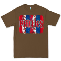 Cacao phillies baseball team spirit brushstrokes Premium Tee - Artiststas