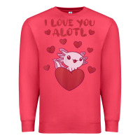 Cardinal i love you alotl aolotl valentine's day heart aolotl lover Premium Sweatshirt - lanVoArt