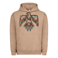Pigment Burro thunderbird leopard leather Urban Hoodie - BarkalooDesign