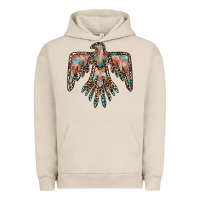 Pigment French Oak thunderbird leopard leather Urban Hoodie - BarkalooDesign