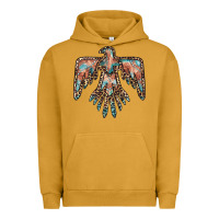 Pigment Peanut Butter thunderbird leopard leather Urban Hoodie - BarkalooDesign