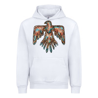 White thunderbird leopard leather Urban Hoodie - BarkalooDesign