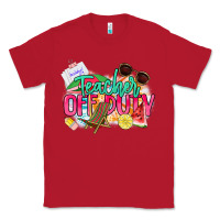 Red teacher off duty Classic Tee - NancyCooperArtShop