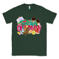 Sports Green teacher off duty Classic Tee - NancyCooperArtShop