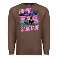 Hippie Sabotage Aesthetic Style Photo With Text Premium Sweatshirt | Teevron